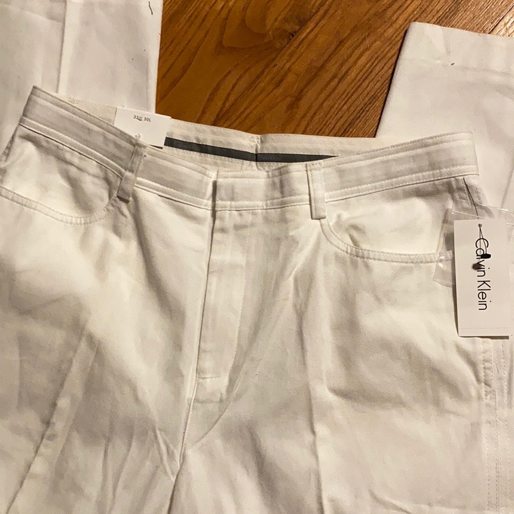 NWT Calvin Klein White Pants